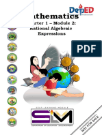 Mathematics: Quarter 1 - Module 2: Rational Algebraic Expressions