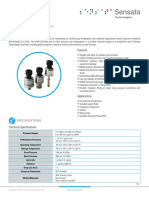 Sensata-2hmp Series-Hvac Refrigeration Pressure Sensor-Datasheet