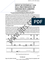 Assessment of Internal and External Prestressing of Prestressed Box Girders