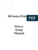 Driver Setup Manual