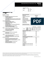 Industrial Diesel Generator Set - 50 HZ: General Specifications KOHLER Premium Quality