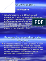 Sales Forecasting