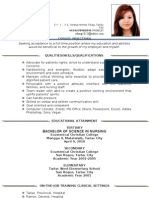 Updated Resume Nursing