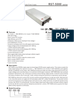 5000W Single Output Power Supply: Features Applications