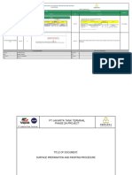 Comment Response Sheet of Surface Preparation and Painting Procedure