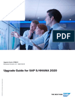 Upgrade Guide For SAP S/4HANA 2020