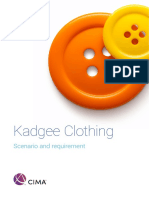 Kadgee Clothing: Scenario and Requirement