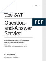 Question-and-Answer Service: April 2019