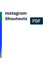 Instagram Shoutouts