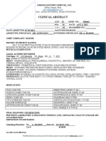 Clinical Abstract: Bañag, Daraga, Albay Contact Nos.: (Globe) 09271684061 (Smart) 09475160066