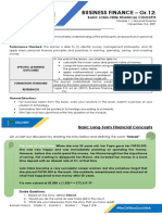 Business Finance - Gr.12:: Basic Long-Term Financial Concepts