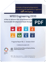 WFEO Engineering 2030: A Plan To Advance The Achievement of The UN Sustainable Development Goals Through Engineering