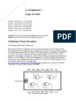 CS223 Laboratory Assignment 1 Digital Circuits: Logic To Gates