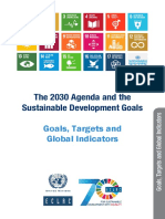 Goals, Target & Indicator of 2030 Sustainable Development Goals