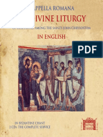 Capella Romana. The Divine Liturgy in English