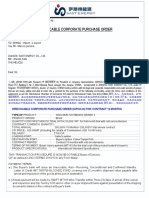 Irrevocable Corporate Purchase Order (Icpo/Loi) For: Contract 12 Months