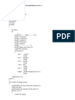 Exp1. Program To Perform Operations On Array.