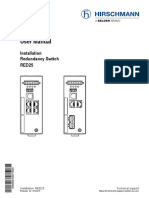 User Manual: Installation Redundancy Switch RED25