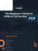 The Beginner's Guide To HTML & CSS For Marketers