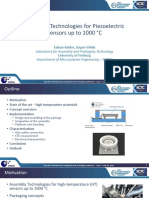 Assembly Technologies For Piezoelectric Sensors Up To 1000 °C