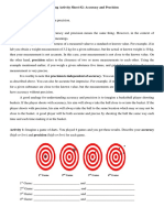 GP1 - Accuracy and Precision