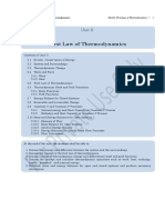 First Law of Thermodynamics: Unit II