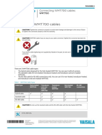 WMT700 Technical Note Connecting Cables