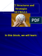 Int 1/2 Structures and Strategies Netball Int 1/2 Structures and Strategies Netball