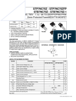 Stp7Nc70Z - Stp7Nc70Zfp STB7NC70Z - STB7NC70Z-1