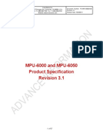 MPU-6000 and MPU-6050 Product Specification Revision 3.1