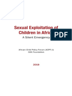 Sexual Exploitation of Children in Africa - A Silent Emergency