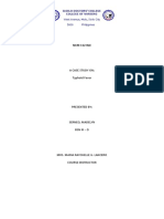 NCM 112 Rle: A Case Study On: Typhoid Fever