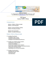 NX Open: Training Structure