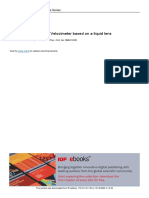 A Novel Laser Doppler Velocimeter Based On A Liquid