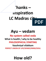 Thanks - Inspiration LC Madras City