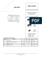 Quad 2-Input Nand Gate SN54/74LS00: ESD 3500 Volts