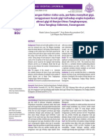Hubungan Faktor Risiko Usia, Perilaku Menyikat Gigi, Dan Penggunaan Tusuk Gigi Terhadap Angka Kejadian Abrasi Gigi Di Banjar Dinas Tangkupanyar, Desa Tangkup Sidemen, Karangasem