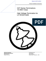 HVT Series Terminations 15-35kV Class High Voltage Termination For LC Shield Cable