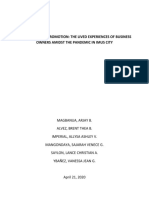 Online Business Promotion: The Lived Experiences of Business Owners Amidst The Pandemic in Imus City