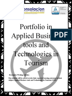 Portfolio in Applied Business Tools and Technologies in Tourism