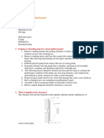 Pumps: 1. Name Parts of The Centrifugal Pump?