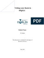 Tu Dublin Thesis Template