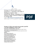 Moving To E-Crm in Arab World To Increase Pro - T, Aqsacrm A Case Study of Building An Arabic E-Crm