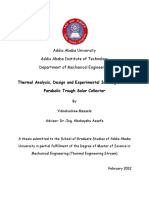 Addis Ababa University Addis Ababa Institute of Technology Department of Mechanical Engineering