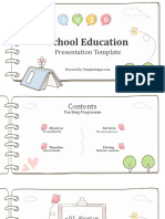 School Education Powerpoint Template