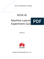 Hcia-Ai Machine Learning Experiment Guide: Huawei AI Certification Training