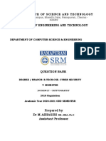 18cse381t - Cryptography Question Bank Cse