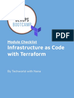 Infrastructure As Code With Terraform: Module Checklist