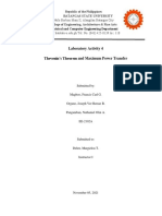 Thevenin's Theorem and Maximum Power Transfer