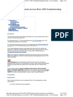 Lan To Lan and Remote Access Ipsec VPN Troubleshooting Flowchart